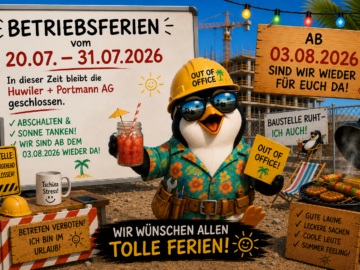 Betriebsferien 20. - 31. Juli